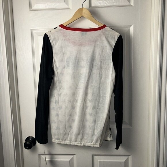 Disney Mickey Mouse Black & White Fleece Pajama Long Sleeve Pant Set Size XXL - Picture 4 of 8